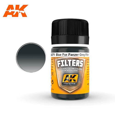 AK Interactive AK071 Weathering Filter for Panzer Grey Vehicles Enamel 35mL